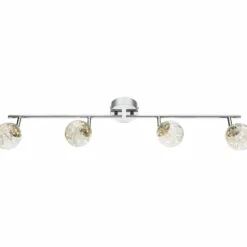 Plafonnier Globo XMAS LED Nickel mat, 4 lumières