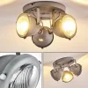 Plafonnier Glostrup LED Gris, 3 lumières