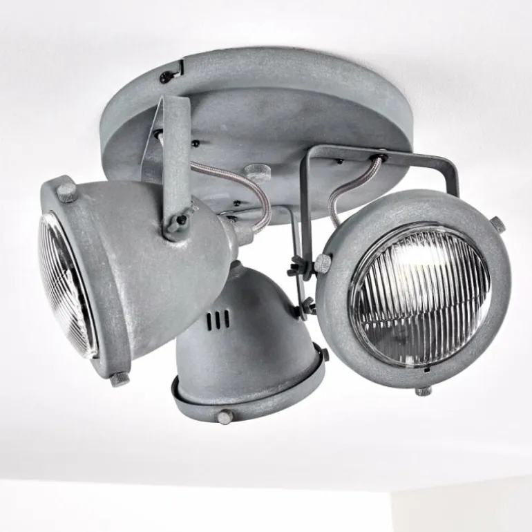 Plafonnier Glostrup LED Gris, 3 lumières