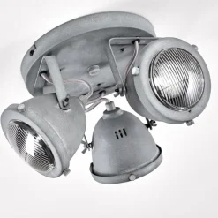 Plafonnier Glostrup LED Gris, 3 lumières