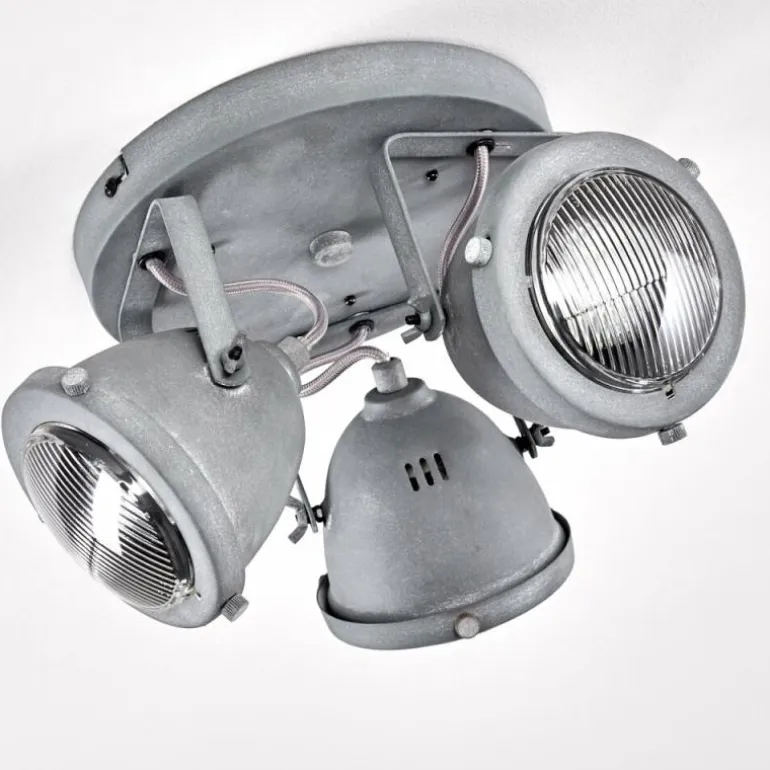 Plafonnier Glostrup LED Gris, 3 lumières