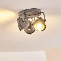 Plafonnier Glostrup LED Gris, 3 lumières