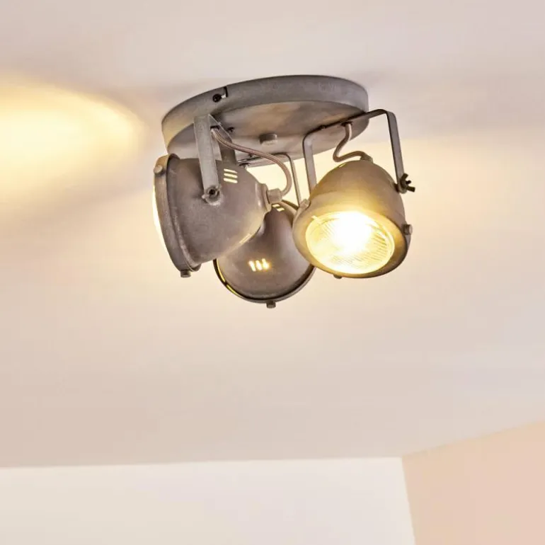 Plafonnier Glostrup LED Gris, 3 lumières