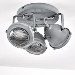 Plafonnier Glostrup LED Gris, 3 lumières