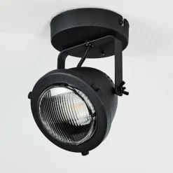 Plafonnier Glostrup LED Noir, 1 lumière