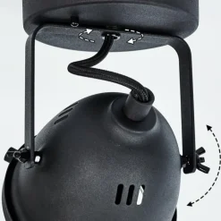 Plafonnier Glostrup LED Noir, 1 lumière
