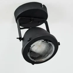 Plafonnier Glostrup LED Noir, 1 lumière