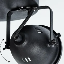 Plafonnier Glostrup LED Noir, 3 lumières