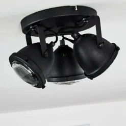 Plafonnier Glostrup LED Noir, 3 lumières