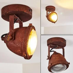 Plafonnier Glostrup LED Rouille, 1 lumière