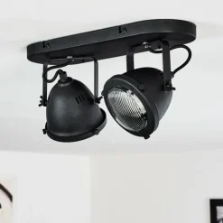 Plafonnier Glostrup Noir, 2 lumières
