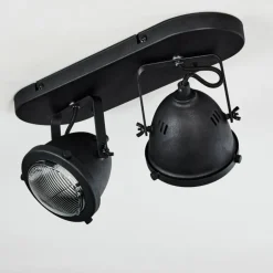 Plafonnier Glostrup Noir, 2 lumières