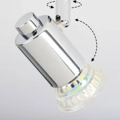 Plafonnier Grafberg Chrome, 1 lumière