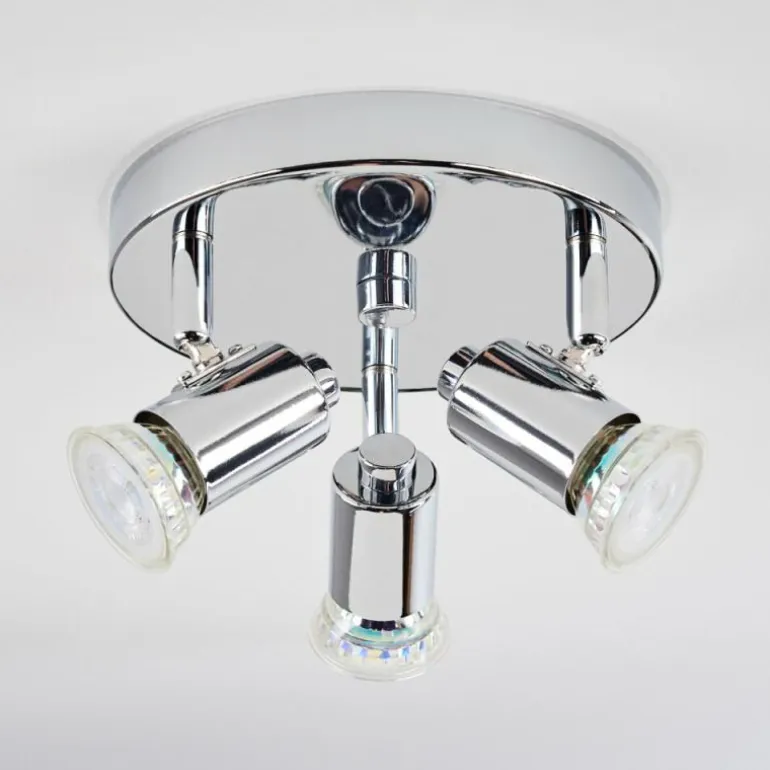 Plafonnier Grafberg Chrome, 3 lumières