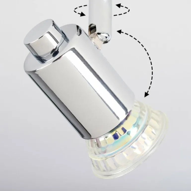 Plafonnier Grafberg Chrome, 4 lumières