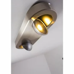 Plafonnier Granada LED Nickel mat, 2 lumières