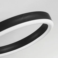 Plafonnier Grasse LED Noir, 1 lumière
