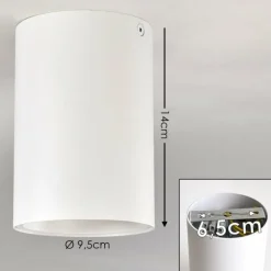 Plafonnier Grenada Blanc, 1 lumière