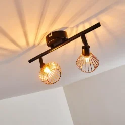 Plafonnier Grönhöj Noir, 2 lumières