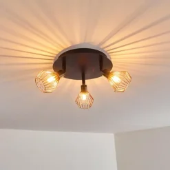 Plafonnier Grönhöj Noir, 3 lumières
