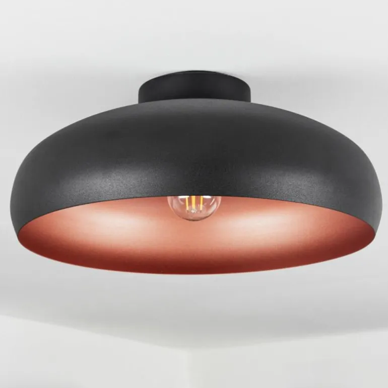 Plafonnier Guayo Noir, 1 lumière