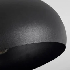 Plafonnier Guayo Noir, 1 lumière
