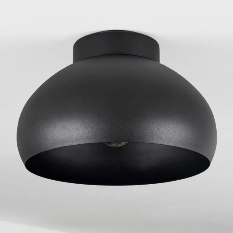 Plafonnier Guayo Noir, 1 lumière