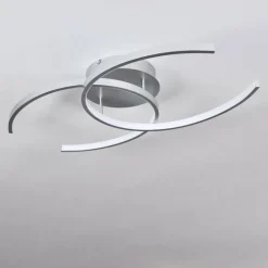 Plafonnier Guinea LED Titane, 2 lumières