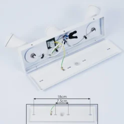 Plafonnier Hakamken Blanc, 3 lumières
