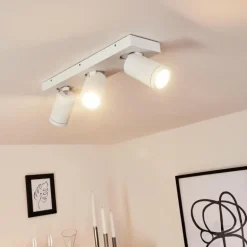 Plafonnier Hakamken Blanc, 3 lumières