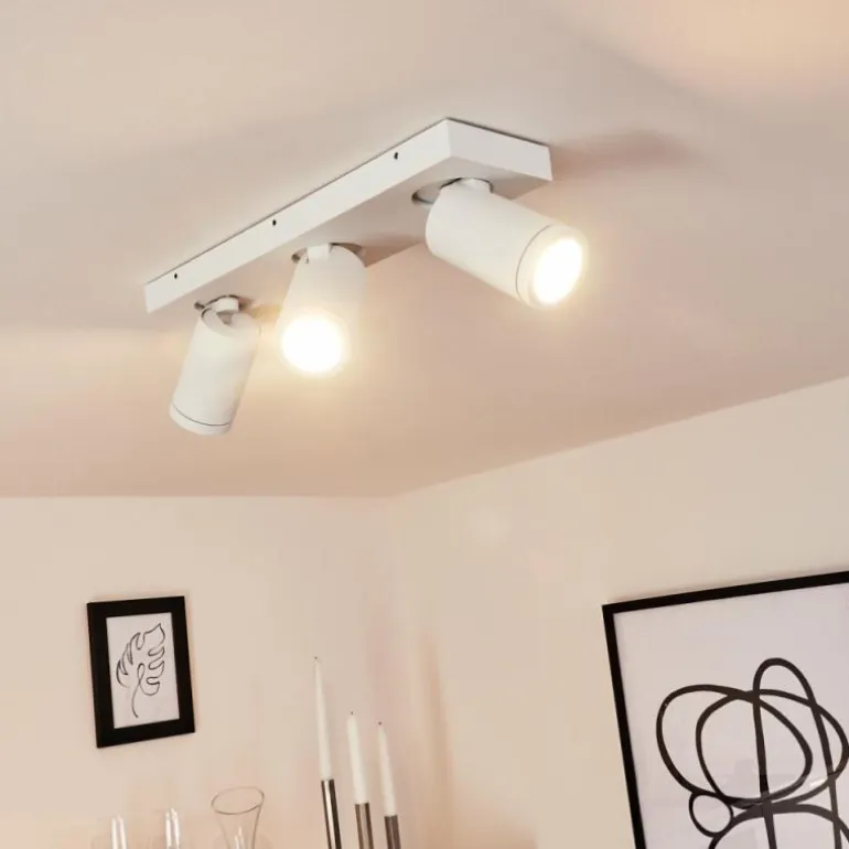 Plafonnier Hakamken Blanc, 3 lumières