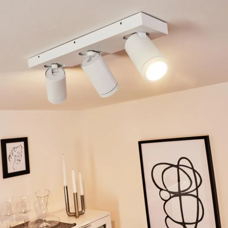 Plafonnier Hakamken Blanc, 3 lumières