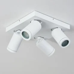 Plafonnier Hakamken Blanc, 4 lumières