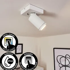 Plafonnier Hakamken Blanc, 1 lumière