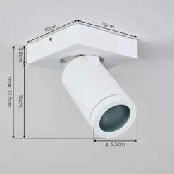 Plafonnier Hakamken Blanc, 1 lumière