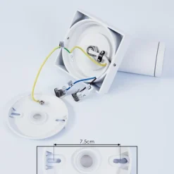 Plafonnier Hakamken Blanc, 1 lumière
