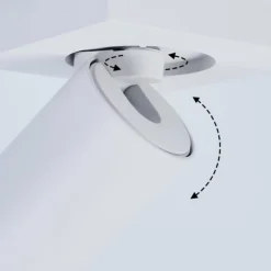 Plafonnier Hakamken Blanc, 1 lumière