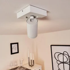 Plafonnier Hakamken Blanc, 1 lumière