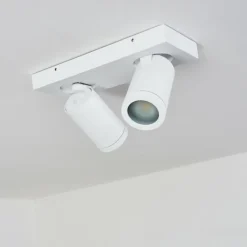 Plafonnier Hakamken Blanc, 2 lumières