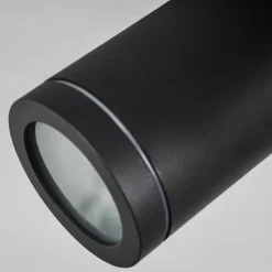 Plafonnier Hakamken LED Noir, 4 lumières