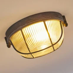 Plafonnier Hanalei Gris, 1 lumière