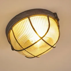 Plafonnier Hanalei Gris, 1 lumière