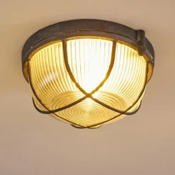 Plafonnier Hanalei Gris, 1 lumière