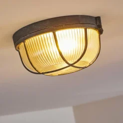 Plafonnier Hanalei Gris, 1 lumière