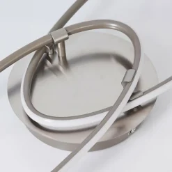 Plafonnier Harpeth LED Nickel mat, 1 lumière