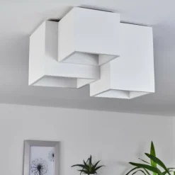 Plafonnier Hatusao Blanc, 3 lumières