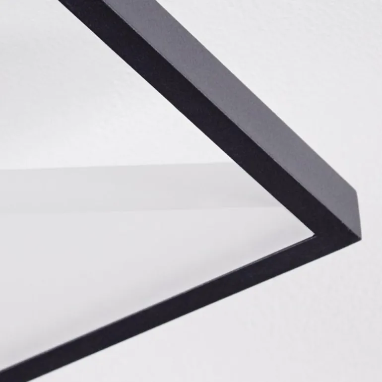 Plafonnier Haya LED Noir, 4 lumières