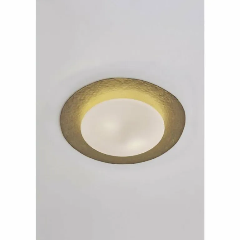 Plafonnier Holländer PUGLIA Or, 2 lumières