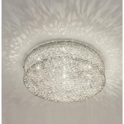 Plafonnier Holländer RIFUGIO Argenté, 10 lumières