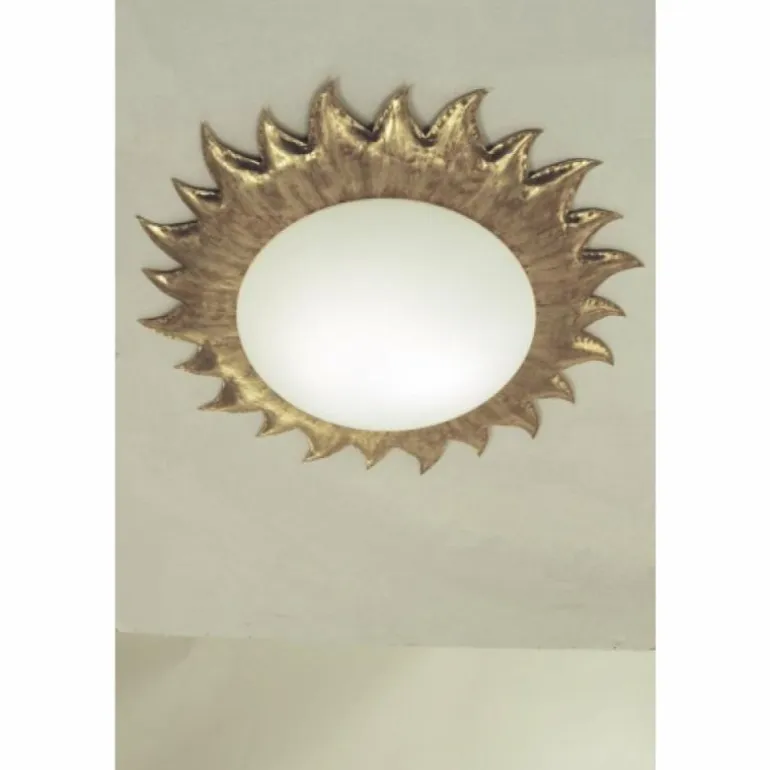 Plafonnier Holländer SOLE GRANDE Or, 3 lumières